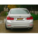 Silencieux arrière duplex en inox BMW Série 3 F30(SEDAN) 318D - 318D XDRIVE (105KW) 02/2012 - 2015