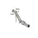 Tube remplacement catalyseur en inox BMW Série 5 E60(BERLINA) 535D-XD (200KW) 2004 - 2007