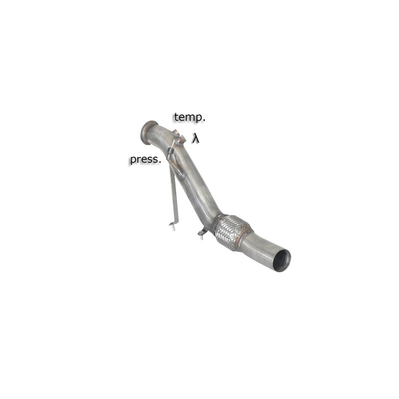 Tube remplacement catalyseur en inox BMW Série 5 E60(BERLINA) 535D-XD (200KW) 2004 - 2007