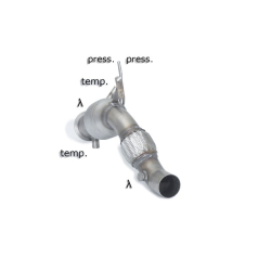 Catalyseur groupe n + tube remplacement filtre à particules BMW F33(CABRIO) 430D (190KW) 2014 - AUJOURD'HUI