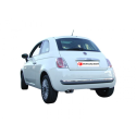 Silencieux arrière en inox Fiat 500 1.2 (51kW) 2007 - 2015