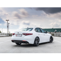 Silencieux d'échappement arrière duplex Modifier le pare-chocs d'origine ou utiliser jupe arrière Alfa Romeo Giulia 2.2T 132kW