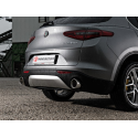 Pot d'Échappement arriere Inox Alfa Romeo Stelvio 2.0 Turbo Q4 (206kW) 2017 - Aujourd'hui