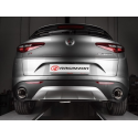 Embout d'échappement Inox Alfa Romeo Stelvio 2.0 Turbo Q4 (206kW) 2017 - Aujourd'hui