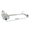 Silencieux arrière duplex en inox Fiat Panda II 1.4 16V 100Cv 10/2006 - 2012