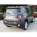 Échappement arrière duplex en inox Jeep Renegade 1.6 MULTIJET (88KW) 2014 - Aujourd'hui