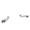 Sortie d'échappement ronde en inox Ferrari 360 MODENA 3.6 V8 (294KW) 1999 - 2004