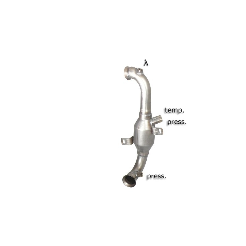 Catalyseur sport + Suppression FAP en inox Citroën DS3 1.6HDI - 1.6eHDI (82KW) 03/2010 - 2012 