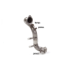 Tube suppression FAP en inox MASERATI Ghibli 3.0D V6 (184/202KW) 2013 - 07/2018