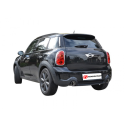 Silencieux arrière duplex en inox 1 sortie ronde 90mm MINI COUNTRYMAN ALL4 2.0D COOPER SD (105KW) 2011 - AUJOURD'HUI