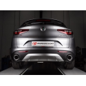 Pot d'Échappement arriere Inox Alfa Romeo Stelvio 2.0 TURBO Q4 (147KW) 2017 - Aujourd'hui