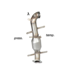 Catalyseur sport + tube remplacement FAP Fiat Grande Punto 1.6 MULTIJET SPORT (88KW) 2009 - 2012