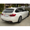 Silencieux arrière en inox BMW Serie 3 F31(TOURING) 318D - 318D XDRIVE (110KW - B47) 2015 - Aujourd'hui