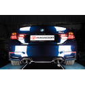 Tube intermédiaire + Silencieux arrière avec valves Bmw M4 F82 (Coupe) 3.0 V6 (317KW) 2014 - Aujourd'hui