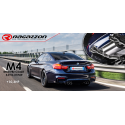 Tube intermédiaire + Silencieux arrière avec valves Bmw M4 F82 (Coupe) 3.0 V6 (317KW) 2014 - Aujourd'hui