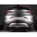 Sortie d'échappement ronde oblique Alfa Romeo Stelvio 2.2 TURBO DIESEL Q4 (154KW) 2017 - 08/2018