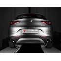 Embout d'échappement ronde Carbon Shot Alfa Romeo Stelvio 2.2 TURBO DIESEL Q4 (154KW) 2017 - 08/2018