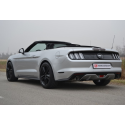 Silencieux arrière duplex en inox Sport Line Ford Mustang 6 Cabrio 2.3I Ecoboost (233KW) 2015 - Aujourd'hui