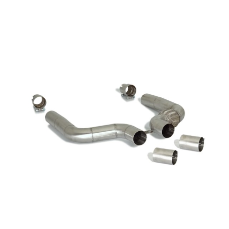 Tube antérieur en inox avec flexible Ford Mustang VI COUPÉ 5.0 V8 GT (310KW) Ø76MM 2015 - 2017