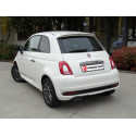 Silencieux arrière en inox Fiat 500 (51Kw) 2015 - Aujourd'hui