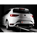 Pot d'échappement arrière duplex en inox Seat Leon III (5F) 1.4TSI (110KW) AEROPACK 2014 - 08/2018