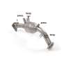 Catalyseur Sport groupe n + tube suppression FAP Audi A5 SPORTBACK 2.0TDI (130KW) 11/2011 - 2015