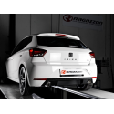 Pot d'échappement arrière en inox sortie Carbon Shot Seat Ibiza MK5 (6F) 1.0TSI (85KW) FR 2019 - Aujourd'hui