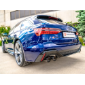 Tube intermédiaire + échappement arrière duplex sortie Carbon Shot Audi RS6 (F2) 4.0TFSI (441KW) 2020 - Aujourd'hui