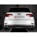 Silencieux d'échappement arrière en inox Audi A3 (typ 8V/8VA) Sportback 1.5TSI (110kW) 2017 - 2018