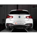 Pot d'échappement arrière en inox BMW Serie 1 F21 118i (100kW - B38) 2015 - Aujourd’hui