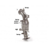 Catalyseur sport + Tube suppression FAP INOX Alfa Romeo Stelvio (949) 2.2 Turbo Diesel Q4 (132kW) 2017 - 2018