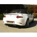 Silencieux arrière avec sorties rondes décalées en inox Mazda MX-5 (typ ND) 2.0 (135kW) 2018 - Aujourd’hui