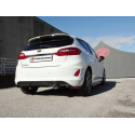 Silencieux d'échappement arrière en inox Ford Fiesta Mk8 1.1 (63kW) 2017 - 2019