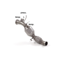 Catalyseur + Tube suppression FAP en inox BMW Serie 1 F20 120d - xd (135kW - N47) 2011 - 2015