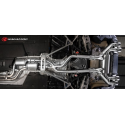 Tube intermédiaire + Silencieux arrière en inox BMW M2 / F87 Coupè Competition 3.0 (302kW) 2018 - Aujourd’hui