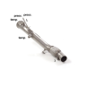 Tube suppression catalyseur + FAP en inox BMW SERIE 3 F34 (Gran Turismo) 320D - 320D xDrive (135kW) 2013 - 2015