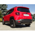 Pot d'échappement arrière en inox Jeep Renegade 1.3 T4 4WD (132kW) 2018 - 2020