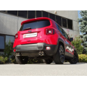 Pot d'échappement arrière en inox Jeep Renegade 1.4 Multiair 4WD (125kW) 2015 - 2018