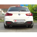 Silencieux arrière duplex en inox BMW Serie F20 120i (135kW-B48) 2016 - 2019