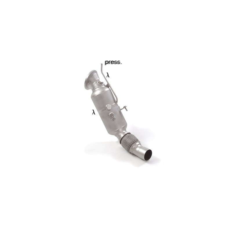 Tube suppression catalyseur + FAP en inox BMW Serie 1 F21 116i (80kW - B38) 2015 - 2019