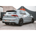 Silencieux arrière duplex en inox Volkswagen Golf Mk8 1.5TSI (96kW - Essieu rigide) 2019 à Aujourd’hui