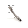 Tube suppression Catalyseur + suppression FAP en inox BMW Série 5 F10(Sedan) 520d (135kW) 2010 - 2014