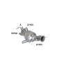 Catalyseur + FAP en inox Volkswagen T5 Caravelle Multivan (typ 7H) 2.0TDi (132kW) 2009 - 2016
