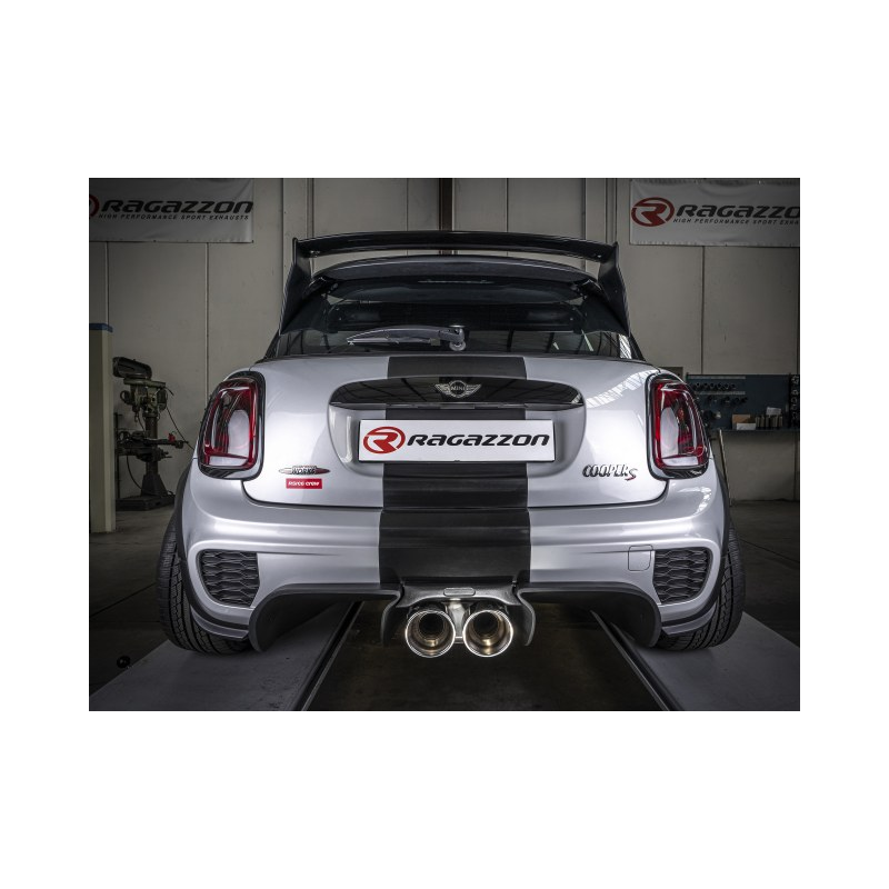 Silencieux arrière en inox Mini F56 Cooper S 2.0 (141kW) 2014 - 2018