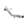 Tube Afrique en inox BMW Série 5 E61(TOURING) 520D (120KW) 2005 - 2007