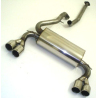 Silencieux arrière sport en inox Ford Fuga 2.0TDCI DPF (100/103/120KW) 2010 - 12/2012