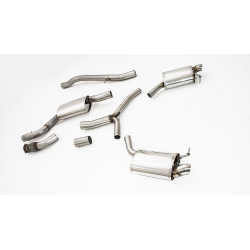 Ligne d'échappement en Inox Audi A5 B9 (F5/B8) Sportback Quattro 40 TFSI (150kw/204Cv) 07/2020 - Aujourd'hui