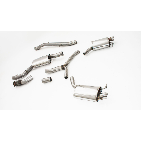 Ligne d'échappement en Inox Audi A5 B9 (F5/B8) Sportback Quattro 40 TFSI (150kw/204Cv) 07/2020 - Aujourd'hui
