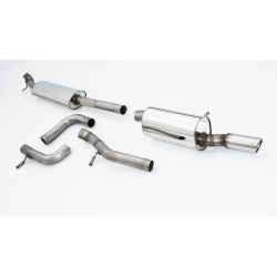 Ligne d’échappement inox pour Opel Corsa F 1.2T (101CV) 2019 - Aujourd'hui